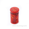 glass spice jar jar with lid canisters condiments bottles condiments container cosmet jar spices container kitchen